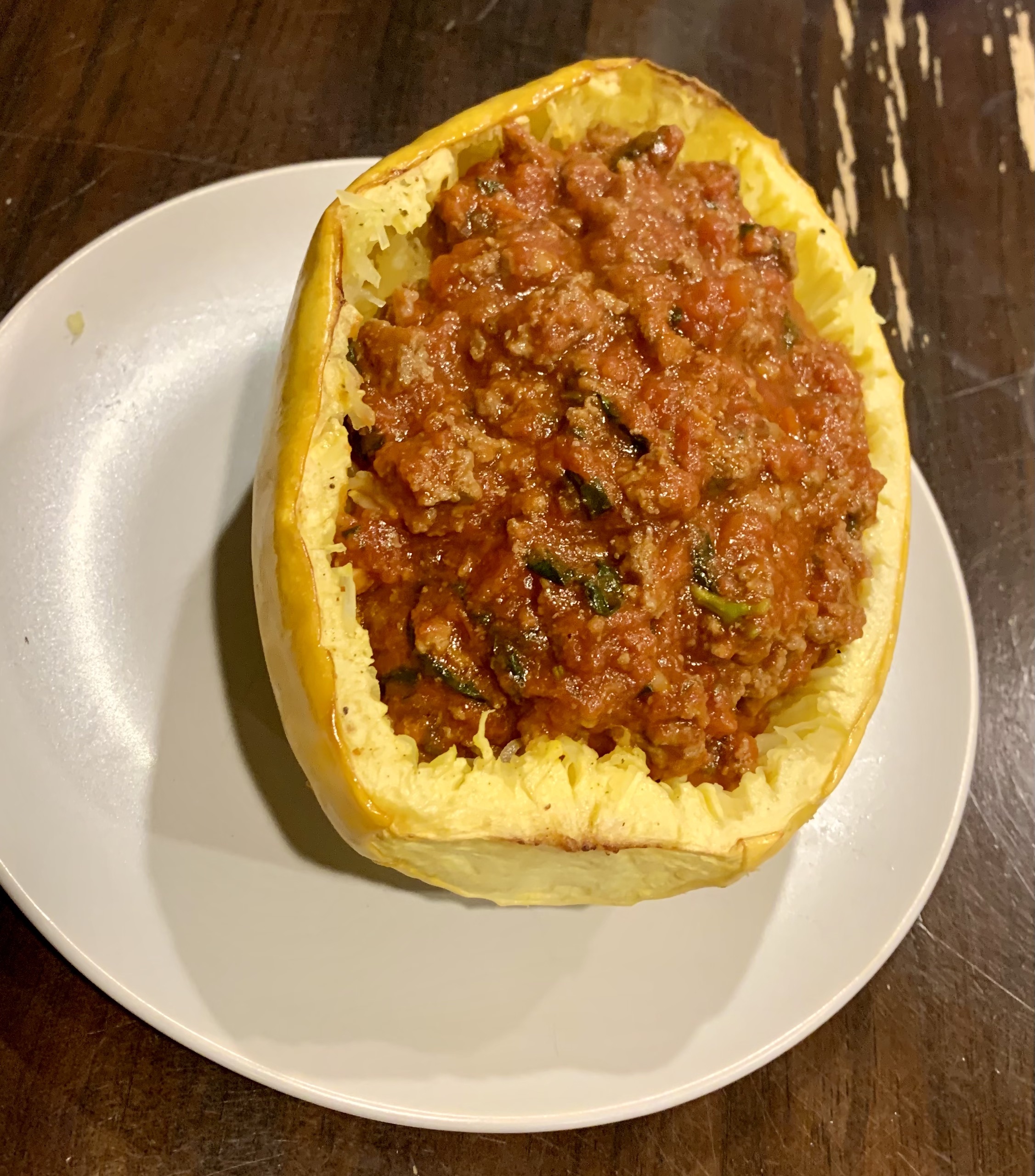 Bison Bolognese Spaghetti Squash – ANDREA'S RECIPE BLOG